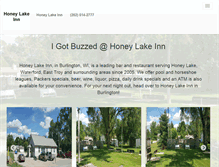 Tablet Screenshot of honeylakeinn.com